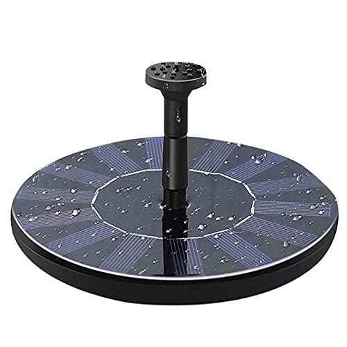 Lelestar 1,4 W Sol Fontän Pump Cirkel Solenergi Vatten Fontän Panel Solcell Fontän Pump Sol Flytande Fontän Pump för Fågelbad Liten Damm Trädgård Akvarium