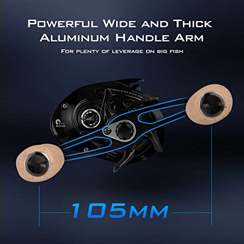 Kastking Megatron 200 Baitcasting Reel, 6.4:1 Gear Ratio, Right Handed #TOP5