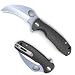Western Active Honey Badger Flipper Knife Claw Model Serrated or Smooth Blade (Claw Smooth Medium Black)