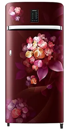 Samsung 189L 4 Star Inverter Direct-Cool Single Door Digi-Touch Refrigerator (RR21C2E24HT/HL,Hydrangea Plum) 2023 Model