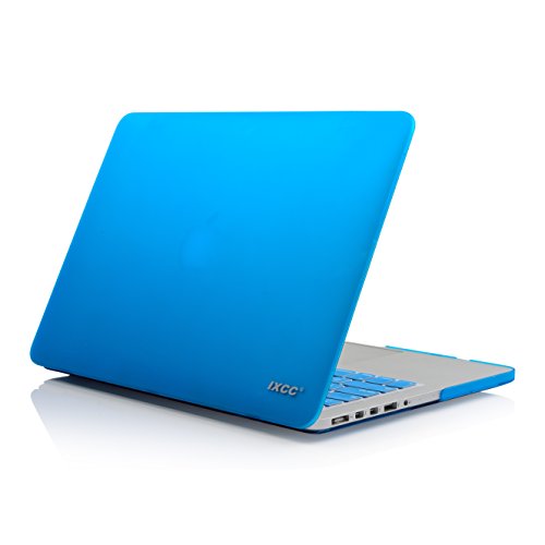 MacBook Pro 13-inch with Retina Display Case, iXCC ® Soft-Touch Plastic Hard Case [2 in 1] with Keyboard Cover [Models: A1425 and A1502] - Sky Blue