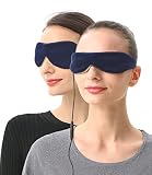 Aroma Season Electric Heated Eye Mask & Microwavable Heat Eye Compress with Flaxseed for Dry Eyes, S