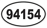 US Decal, Inc. Number 94154 Oval Sticker