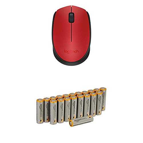 Logitech M171 sans fil avec les batteries AmazonBasics - vue 2