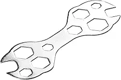 Western B-30 Chave para Bicicleta com 10 Bocas, Prata