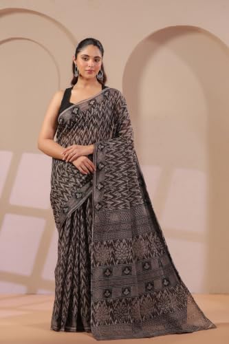 Image of TAMAIRA FASHION Mulmul Pure Cotton Saree For Woman |Office Wear Daily Wear Daily Wear Sarees For Women Without Blouse Piece(Available in 12 Colours)