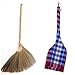 40 inch Asian Broom Grass with Bamboo Stick Handle Handmade Perfect for Sweeping Debris, Garbage, Dirt, Dust