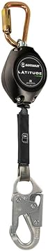 Safewaze FS-FSP1407-W Latitude HD 7 Single Web SRL Carabiner, Snap Hook