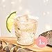 Prestee Disposable Shot Glasses 1 oz - 100 Pack Clear Plastic Shot Glasses for Party, Mini Jello Shot Cups, Small Plastic Cups for Tastings, Condiments, Snacks, and Cocktail Sampling