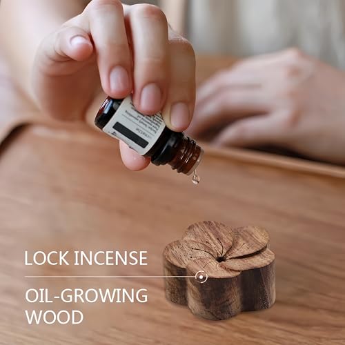 4 Piezas Difusor Aromático de Madera para Auto miniatura 3