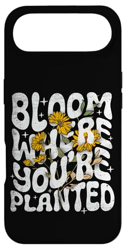 Bloom Where You Are Plated ���R�̈��p�� �� ���`�x�[�V�����A�b�v �X�}�z�P�[�X iPhone Air �p