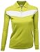 Xpril Women's 2 Tone Pattern Coolmax Fabric Polo Long sleeve T-Shirt