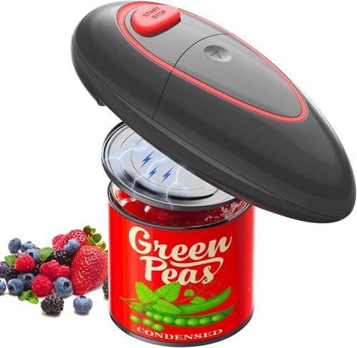 One Touch Electric Can Openers for Kitchen Open Any Can Size with...