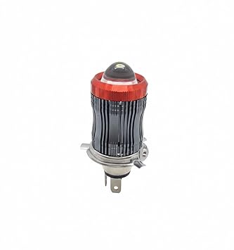 RudraRidez Bike 30W High-Low Beam Fog Lamp Auxiliary Lights CSP LED H4 BA20D 12V-80V for Motorcycle Headlight Bulb Splendor Pro