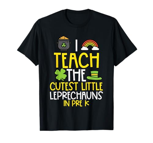 Enseñar más lindo pequeño Leprechaun Pre K St Patricks Day Teacher Camiseta
