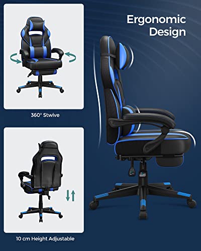 Gamingstuhl mit Fußstütze von SONGMICS