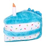 ZippyPaws Birthday Cake- Dog Squeaky Toys to Keep Them Busy, Funny Food...