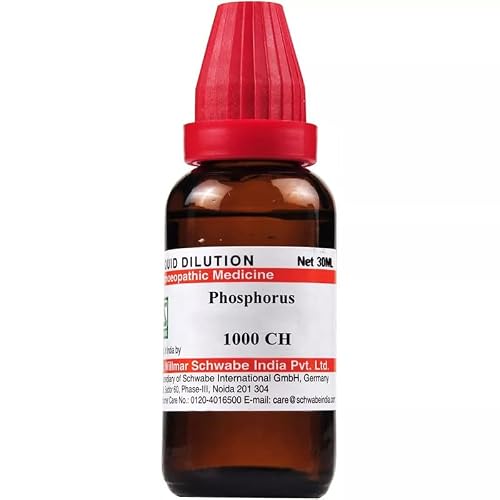 Willmar Schwabe India Homeopathic Phosphorus 1M (1000 CH) (30ml) - by WPH