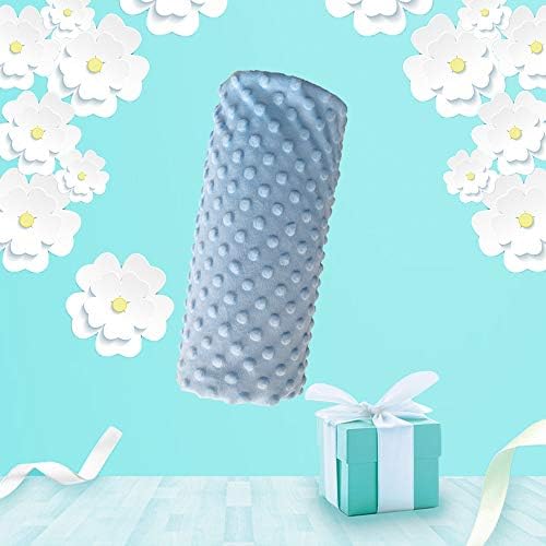 cawanfly Super Soft Fleece Baby Blanket for Boys and Girls Super Soft Plush Receiving Blankets with Dots, Throw Blanket for for Car Seat, Cot (76X100CM, Blue)