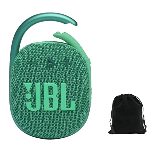 JBL Altavoz Bluetooth portátil Clip 4, IP67, impermeable, a prueba de polvo, 10 horas de reproducción, mosquetón integrado, diseño ultraportátil, estilo atrevido, sonido profesional rico, incluye
