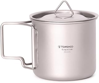 Copo de Titânio Ultraleve Portátil Ao Ar Livre Acampamento Piquenique Caneca de Água com Alça Dobrável 300ml/350ml/420ml/450ml/550ml/650ml/750ml