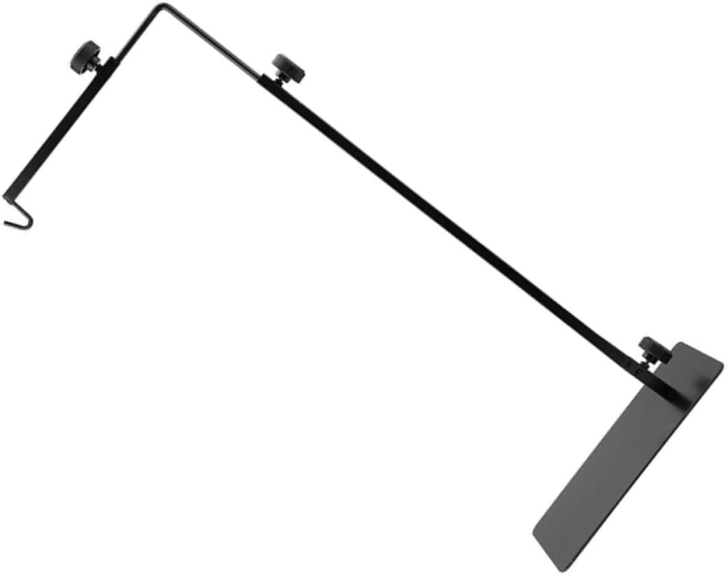 Adjustable Reptile Box Lamp Rack Metal Lamp Stand for Fluorescent Ceramic Bulbs Pet-Friendly Design