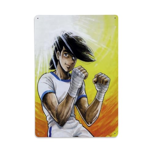 あしたのジョー AshitanoJoe Megalo Box ブリキ看板 壁掛けプレート 金属ポスター 鉄絵画 装飾鉄絵 アートポスター アートパネル サインボード レトロ雑貨 インテリア ウォールアート 取付が簡単 部屋飾り バー装飾 新築飾り おしゃれ 人気 個性ギフト 20m×30cm