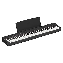 Yamaha P-225 Piano numérique léger et portable avec clavier Graded-Hammer-Compact à 88 touches et 24 voix instrumentales, en noir - Les Beatles, Paul McCartney, John Lennon, RIngo Starr, George Harrison