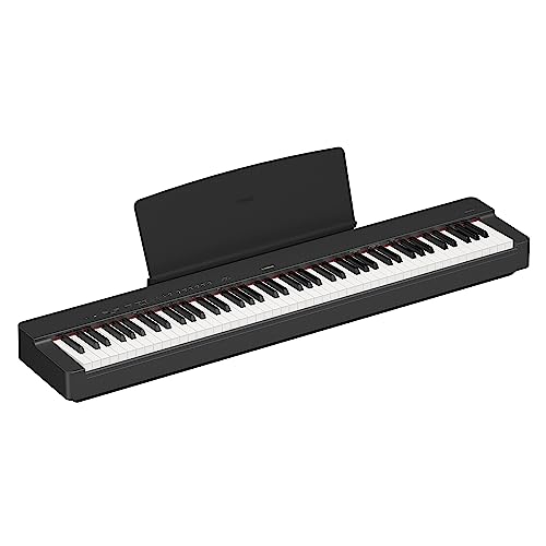 Yamaha P225 88-Key Digital Piano with Weighted Keys, Portable Design, Keyboard, Music Rest, Sustain Foot Switch, and Built-In Speakers, Black (P225B) by Yamaha - Used condition - US$666.66