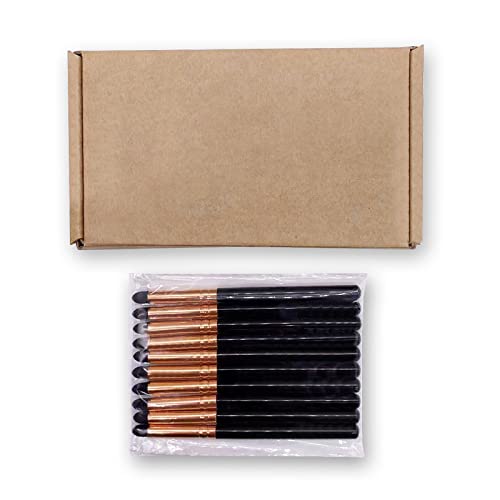 Uorpoto Eyeliner Smudge Brush Pencil Stick Set,10Pcs Professional Sponge Blending Makeup Tool For Eyeshadow And Eyebrow Reusable Applicator #TOP6