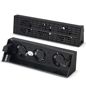 Tobo Intelligent Cooling Fan Compatible With PS4 Slim Gaming Console,External Auto Temperature Control 3-Fan (TP4-819)