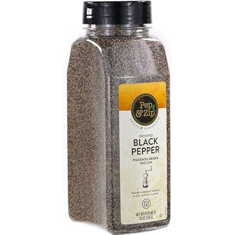 Pep and Zip Ground Black Pepper, 18oz Cover