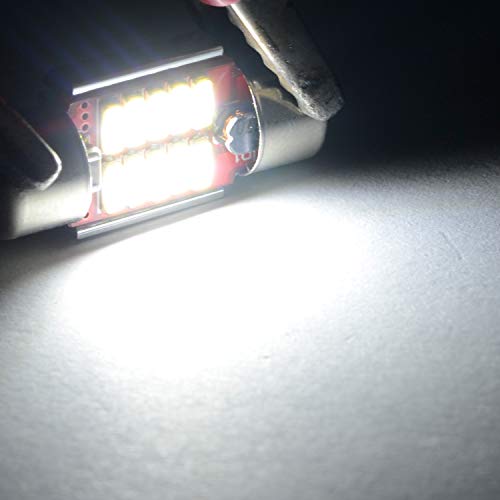 Bombillas LED DE3021 DE3175 12V 6000K Xenon Blanco miniatura 2