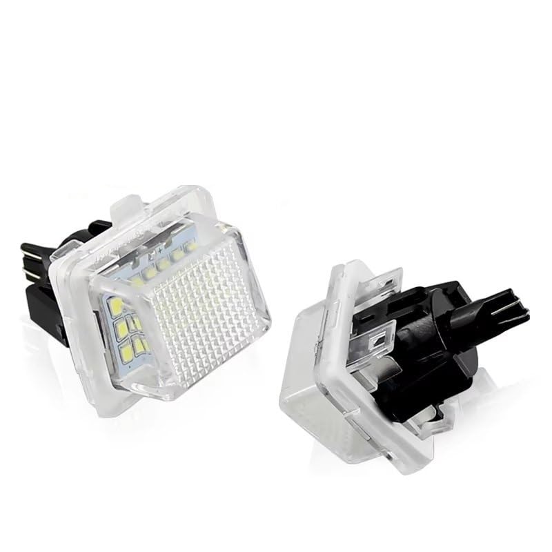 Luz de matrícula de alta visibilidad para Benz Clase E C207 de 2 piezas