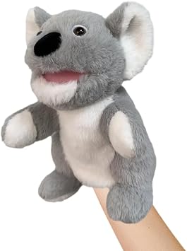 2026 Animal Hand Puppets for Children Toddlers Includes WolfTigerLion Monkey and Movable Open MouthsPerfect for StorytellingPreschool Age and Birthday Gift
