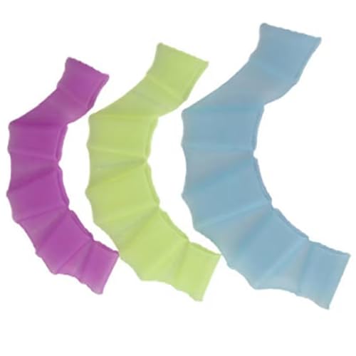 2Pcs Blue Silicone Swim Gear Fins Hand Webbed Flippers Training Glove Fingers Hand Palm Webbed Flippers Training Gloves Water Resistance Swimming Aquatic Gloves