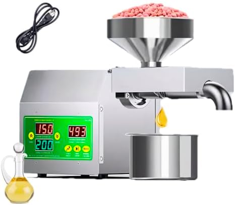 Máquina De Prensagem De Óleo Elétrica De 820 W, Extratora Automát...