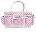 Everything Mary Deluxe Store and Tote Organizer | Bin for Scissors, Pens, Pencils, and Craft Materials, | Storage Tote for Office, Home, and Craft Supplies (Pink Star)