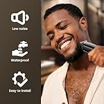 Electric Beard Trimmer for Men: 16-in-1 Professional Barber Hair Clippers - Cordless Grooming Kit - Turbo Speed & Precision Blades - Image 5