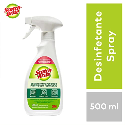 Scotch-Brite 3M, Scotch Brite, Desinfetante, 3 em 1, Uso Geral, 500 ml, Branca