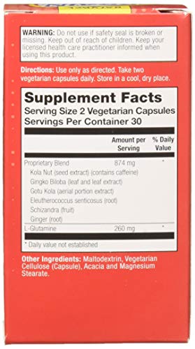Natural Balance Brain Pep, 60 cap