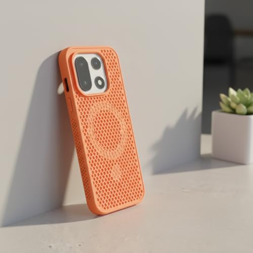 Image of MILLION CASES Heat Deflect Magnetic Dissipation Case for OnePlus 15, OnePlus 15 Back Cover Case(2025) - TPU | Orange