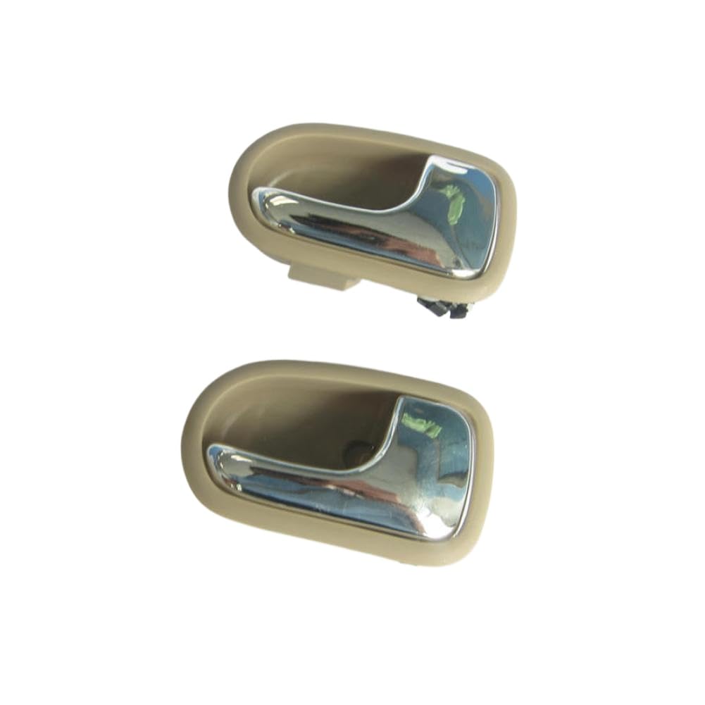 Xsktbpwue 2 Piece R Door Car Interior Door Handle S54n-58-330 Compatible With 323 Family Protege 1998-2005 Bj(2 Piece R Door)