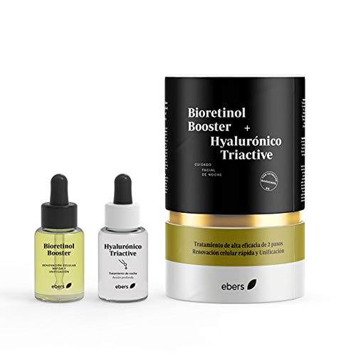 Ebers Tratamiento Renovación Celular Rápida Y Unificación. Bioretinol Booster Hyalurónico Triactive, Amarillo, 60 Mililitros Ebers Tratamiento Renovación Celular Rápida Y Unificación. Bioretinol Booster Hyalurónico Triactive, Amarillo, 60 Mililitros