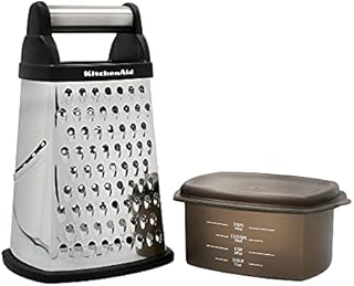 KitchenAid Cheese Grater with Container and Lid, 4-Sided