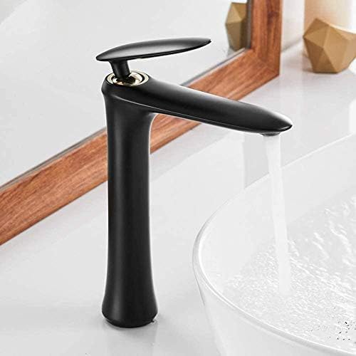 Robinet de lavabo chromé rétro monotrou eau chaude froide - 7
