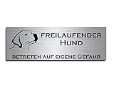 1 hochwertiges Hinweisschild 