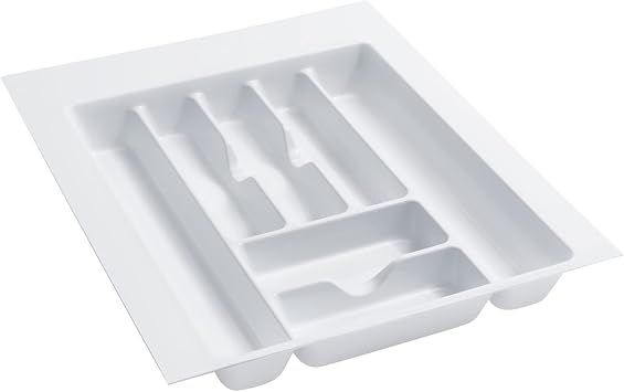 Rev-A-Shelf - CT-3W-52 - إدراج درج صينية أدوات المائدة الأبيض الكبير