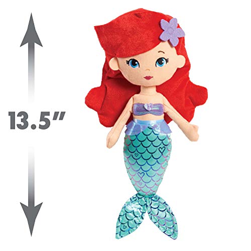 Disney Princess So Sweet Princess Ariel, 13.5-Inch Plush With Red Hair, The Little Mermaid, By Just Play #TOP2