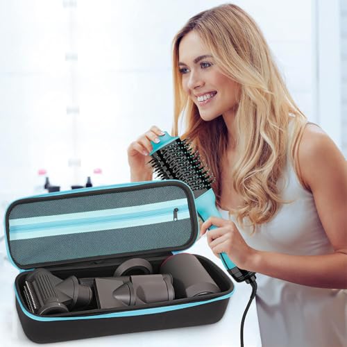 Image of MAYCREATE Hard Storage Case Compatible with Dyson Hair Dryer, Portable Travel Storage Bag for All Brand Hot Tools Volumizer Hot Air Brush (Case Only)